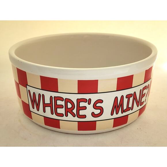 Dog Bowl-Gary Patterson-Whimsical Images-Funny Dog, Large Size - Picture 2 of 12